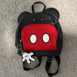 Mickey Mouse Black and Red Mini Backpack